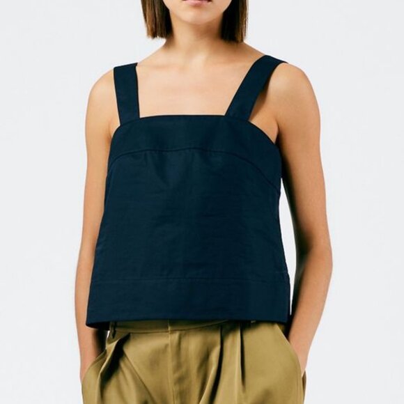 Tibi Tops - NWT Tibi Eco Poplin Strappy Top